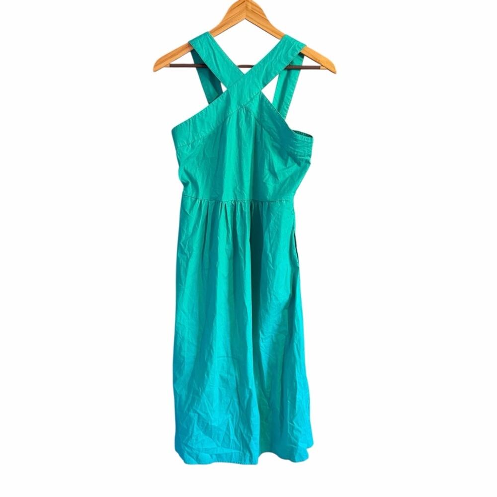 Michelle McDowell Turquoise Midi Dress Size Small - Picture 2 of 10